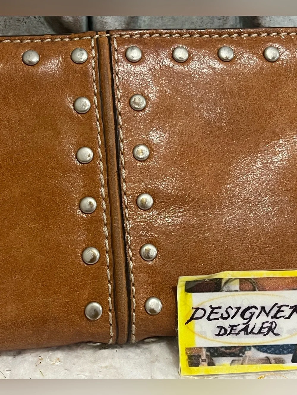 MICHAEL KORS Astor Leather Wallet Luggage Tan
